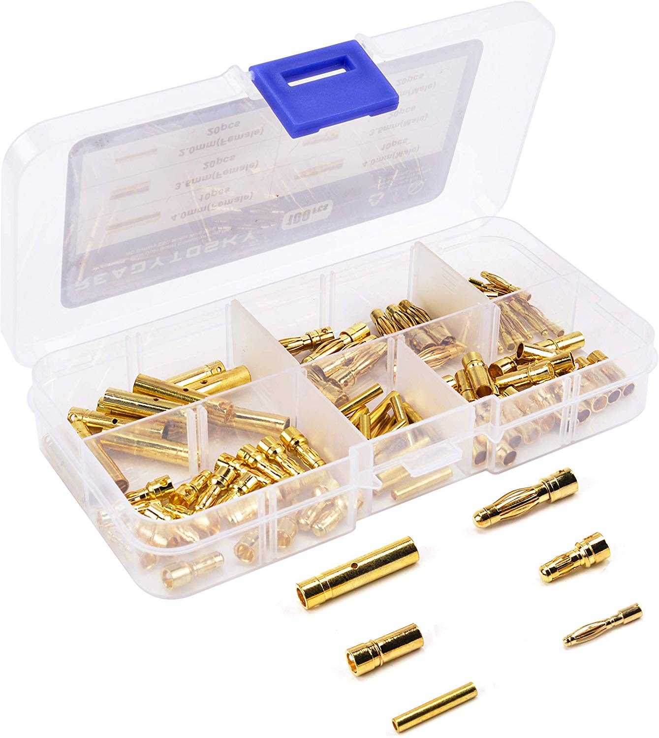 Gold Bullet Banana Connector box kit 100pcs (931)* TodoDroneRD